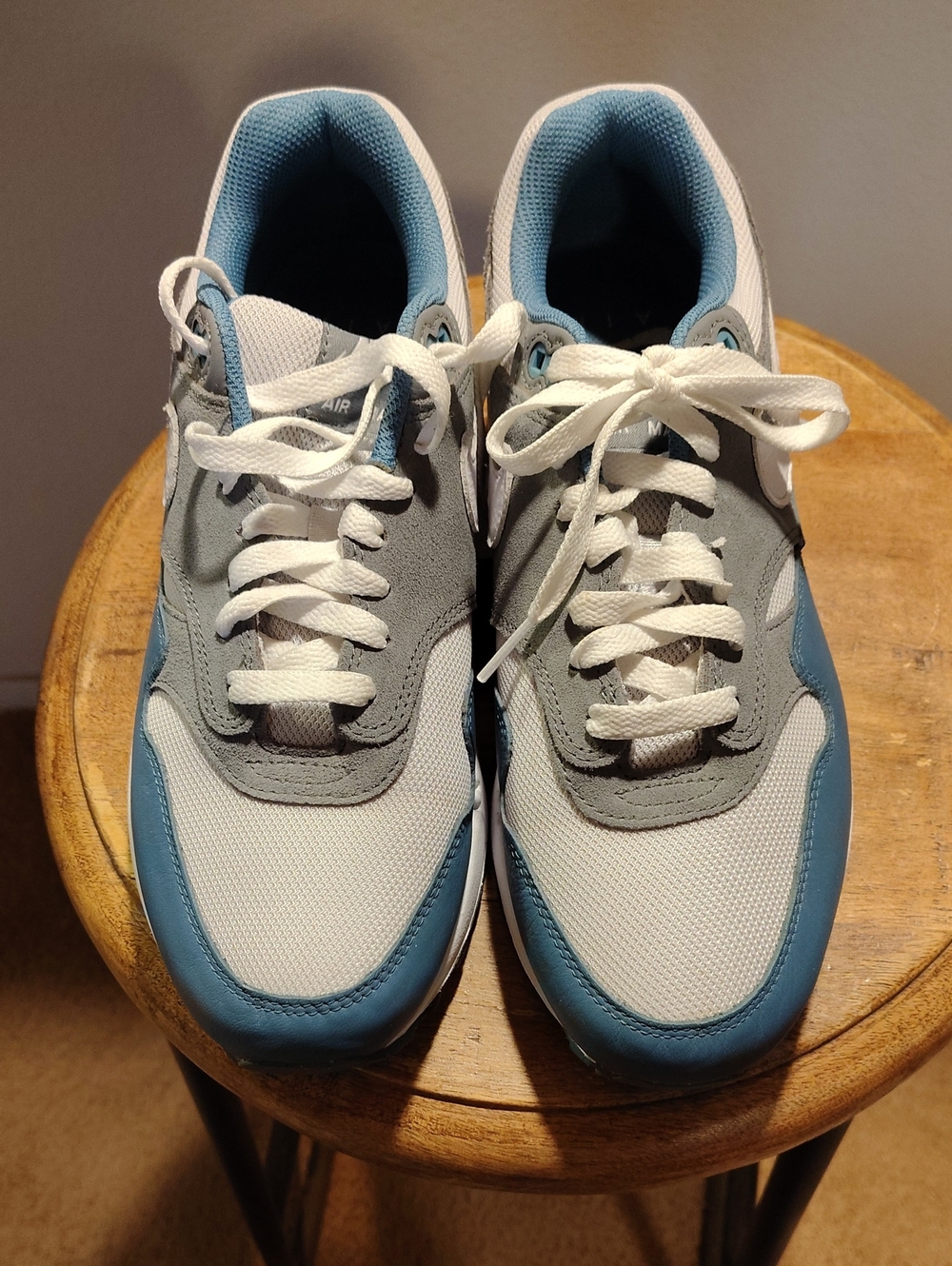 Nike Air Max 1 SC Noise Aqua Blue Mens Size 8 Sneakers Shoes FB9660-001